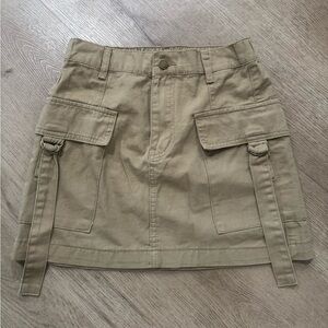 Cargo skirt khaki